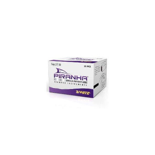 SS White 811-033SC Piranha FG Friction Grip Barrel Shaped Super Coarse Grit Diamond Burs 25/Pk SS White 811-033SC Piranha FG Friction Grip Barrel Shaped Super Coarse Grit Diamond Burs 25/Pk